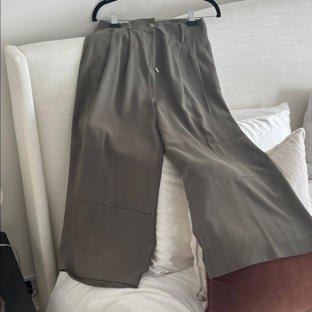 GREY by Jason Wu Sage Green Palazzo Pants